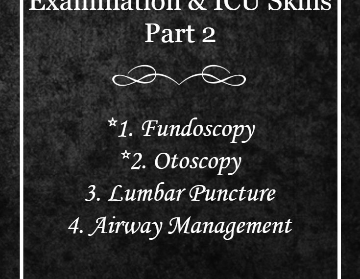 UNIT 3: EXAMINATION & ICU SKILLS – PART 2