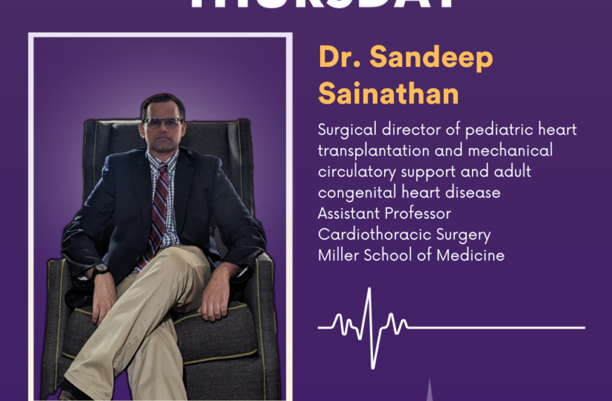 Throwback Thursday – Dr. Sandeep Sainathan