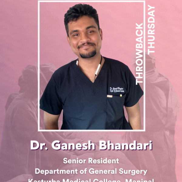 Throwback Thursday -Dr Ganesh Bhandari