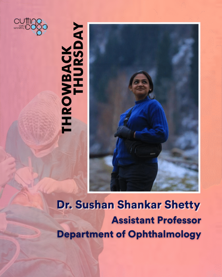 Throwback Thursday-Dr Sushan Shankar Shetty